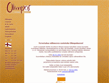 Tablet Screenshot of olimpos.fi